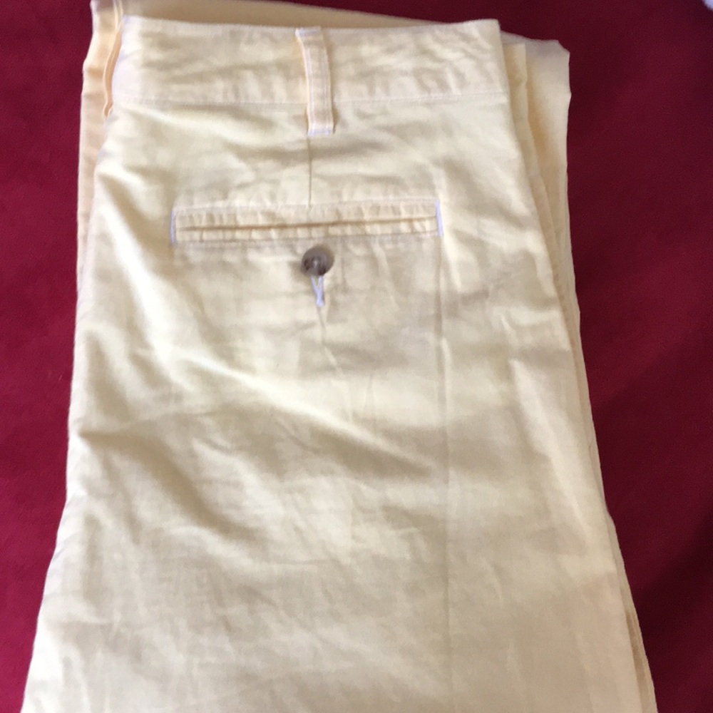 Yellow Oxford Pants. EUC! Polo Ralph Lauren Sz 20